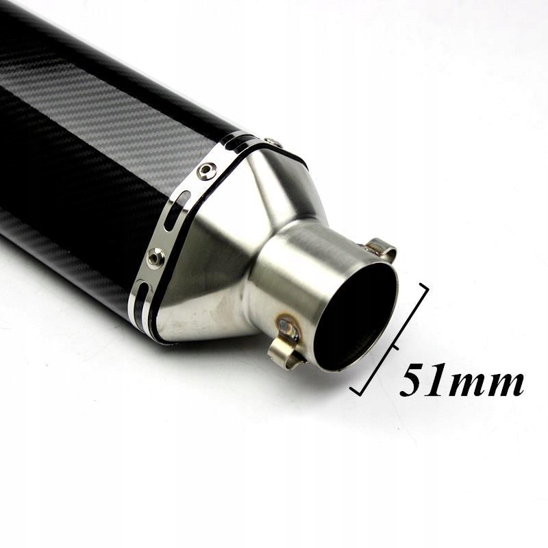 Moto duslintuvas su 51MM pajungimo diametru bei 38MM perėjimu