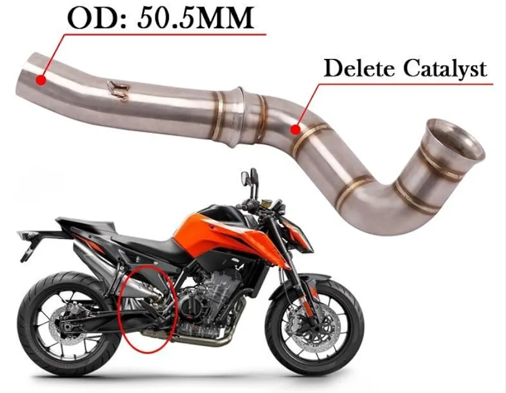 KTM DUKE 790/890 decatalyst + connection