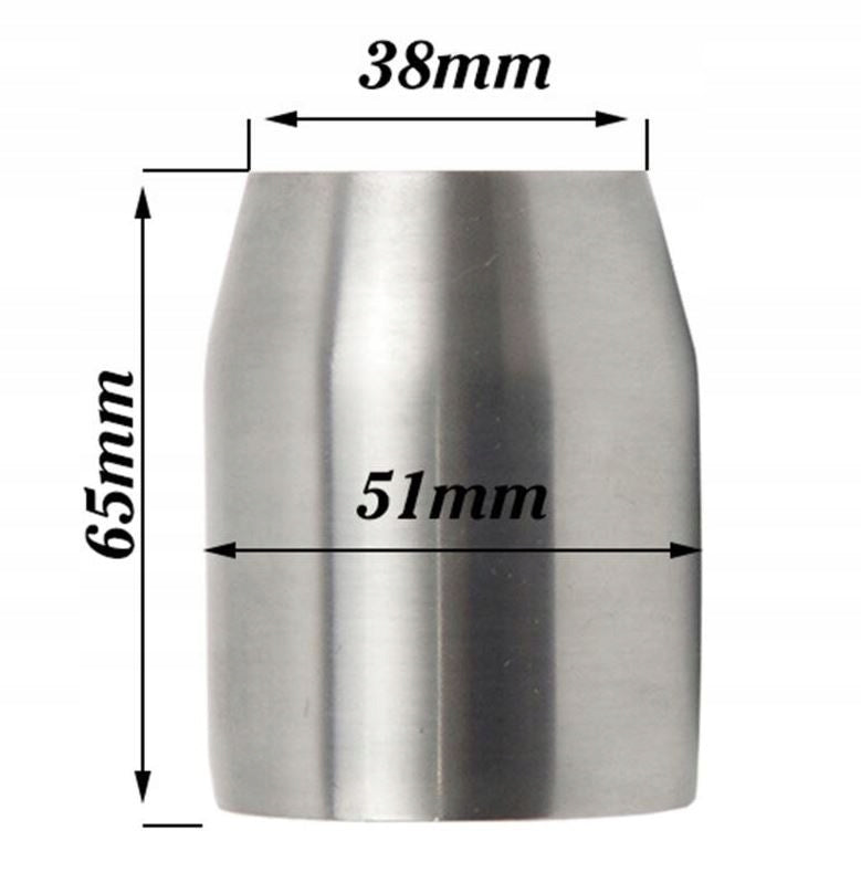 51-38MM muffler connection adapter