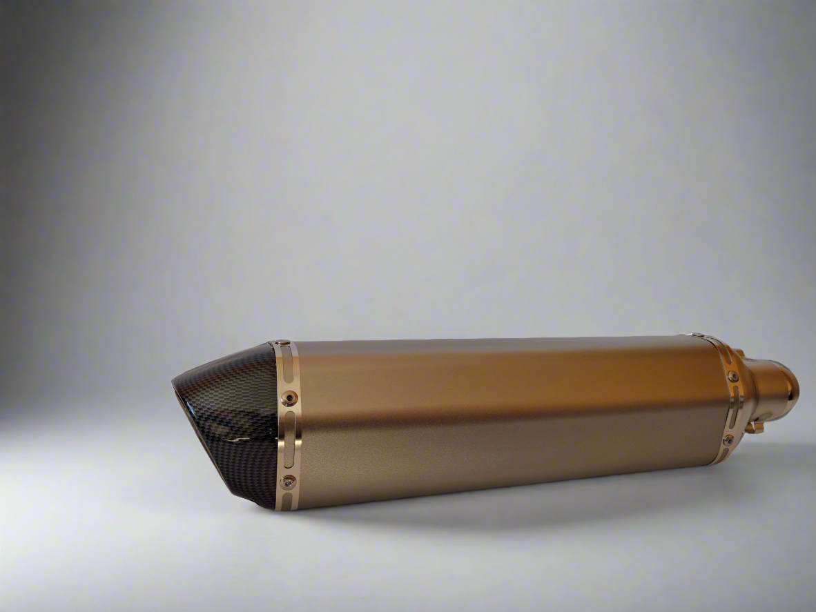 Sportinis, universalus motociklo duslintuvas AKR Titan-Carbon 470mm