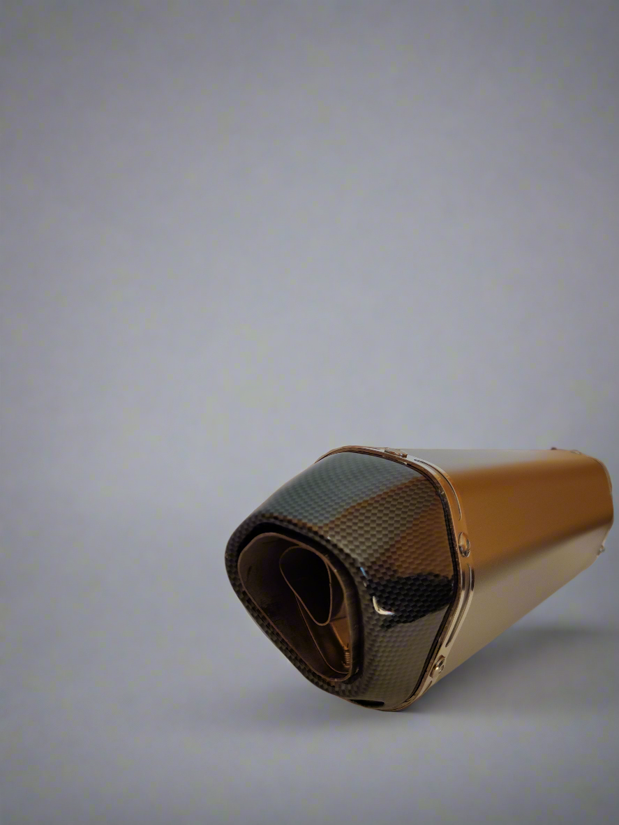 Sportinis, universalus motociklo duslintuvas AKR Titan-Carbon 470mm