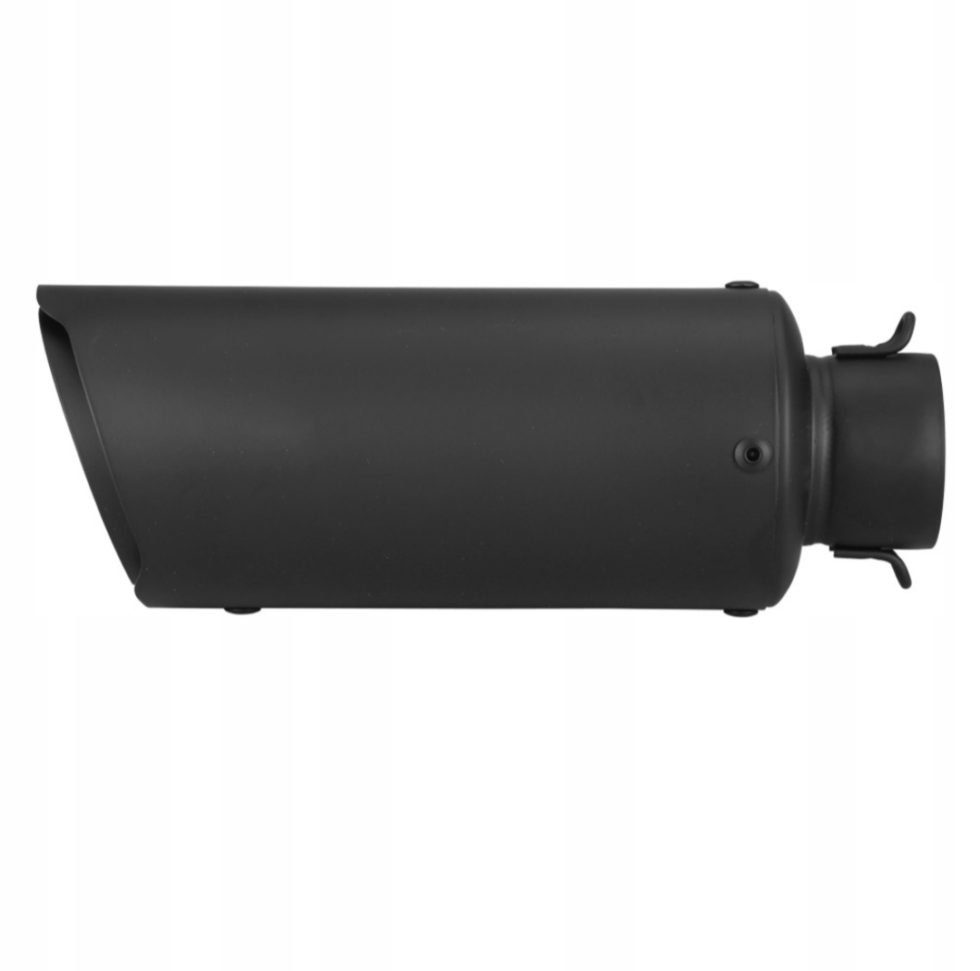 AKR sport exhaust with 51mm to 38mm adapter – universal fit for various motorcycle types.