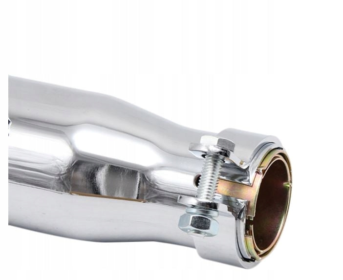 Chopper, Bobber, Scrambler, Cafe racer Custom muffler Chrome