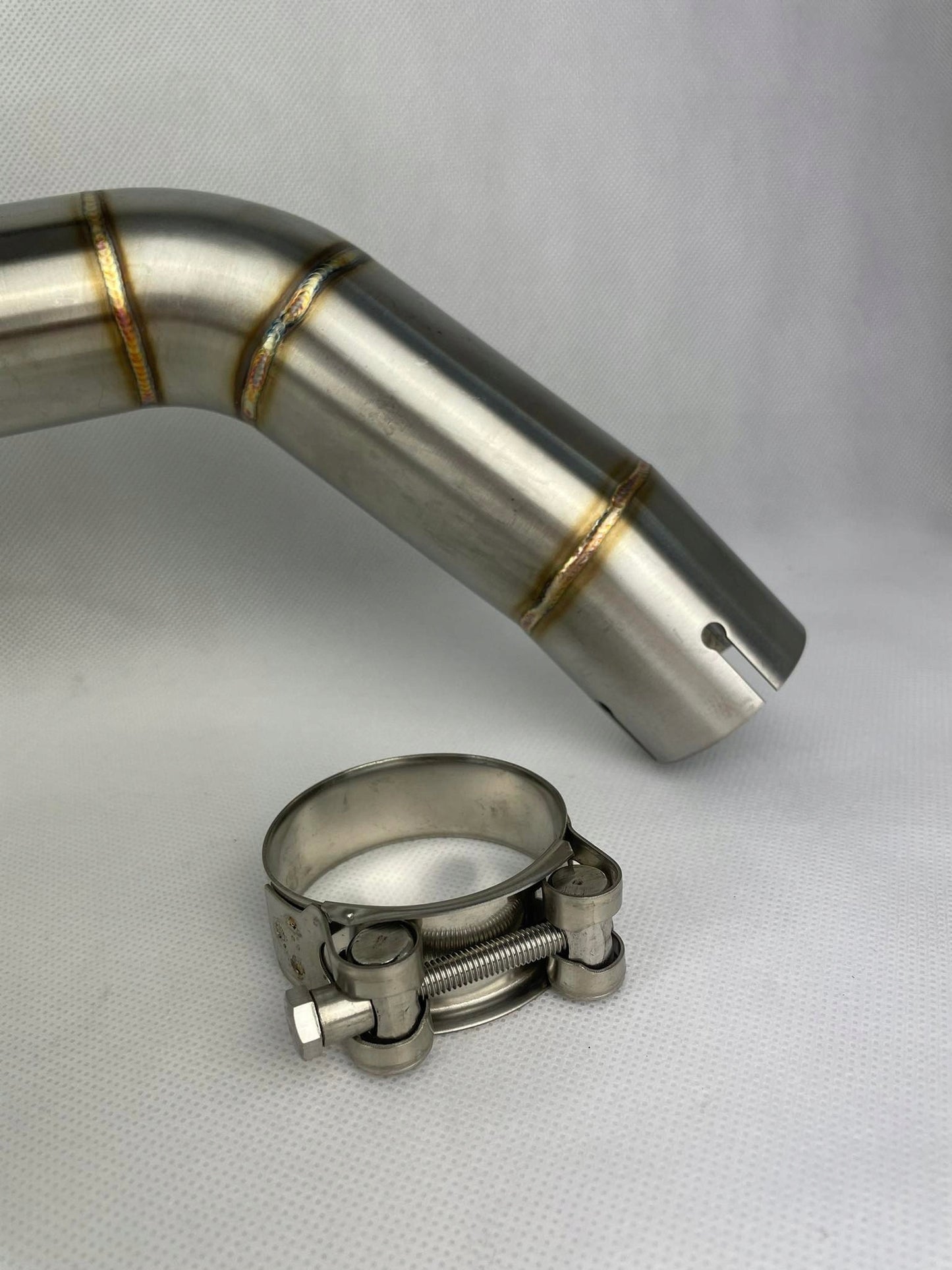 exhaust system for Honda CBR600RR 2005–2020 with stainless steel headers and carbon fiber muffler leovnice replica