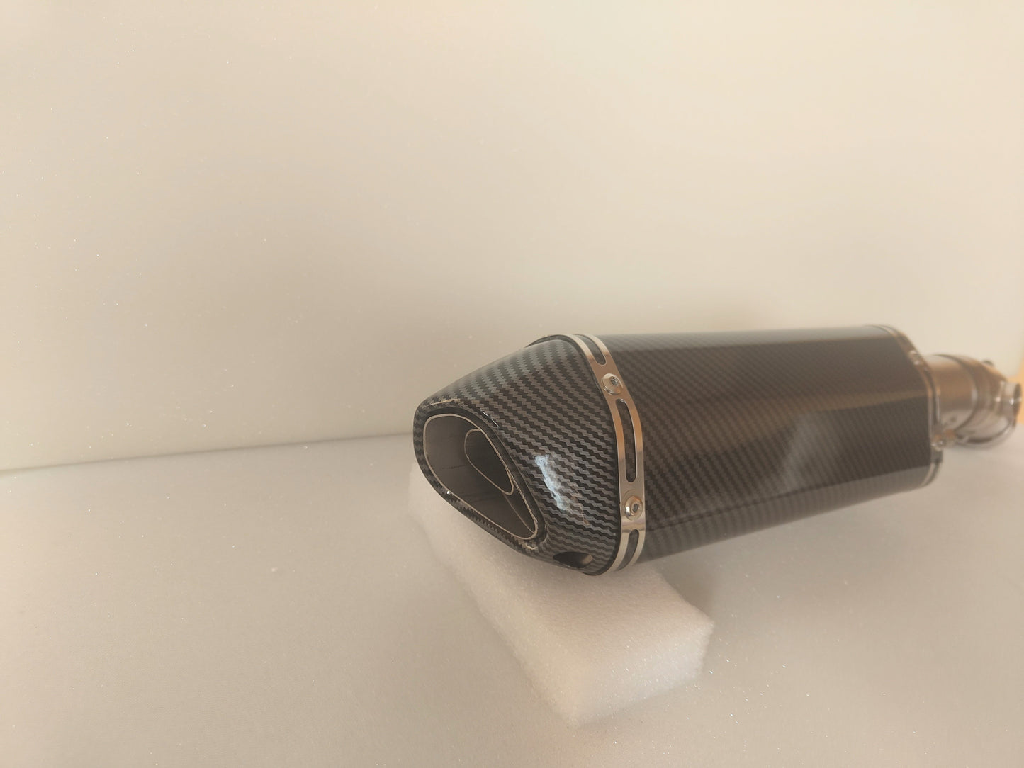 Fit for Kawasaki er6 ninja650 z650 versys650 with db killer. Carbon fiber akrapovic style