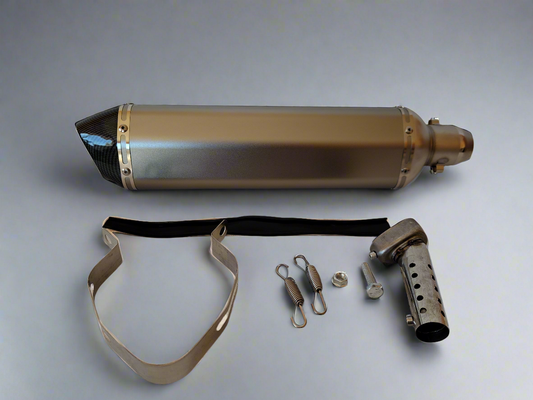 Sportinis, universalus motociklo duslintuvas AKR Titan-Carbon 470mm