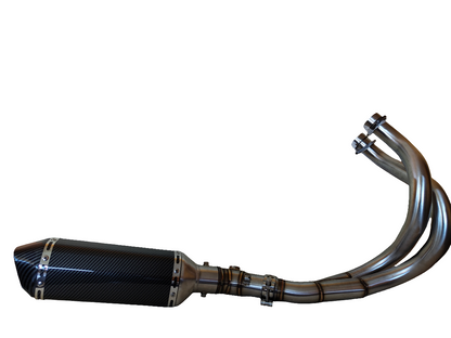 Kawasaki Z650/ ER6 / Versys complete exhaust AKR 370mm