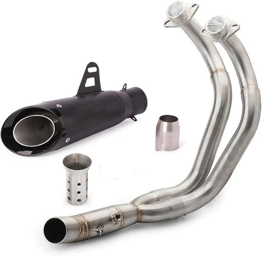 Komplektinė išmetimo sistema ismetimo sistema yamaha mt07 xsr700 r7 modeliams 2014-2024 metų