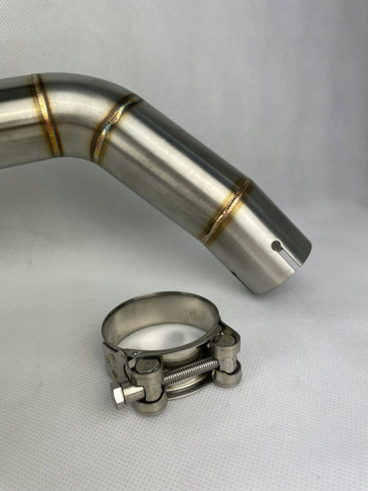 exhaust system for Honda CBR600RR 2005–2020 with stainless steel headers and carbon fiber muffler leovnice replica